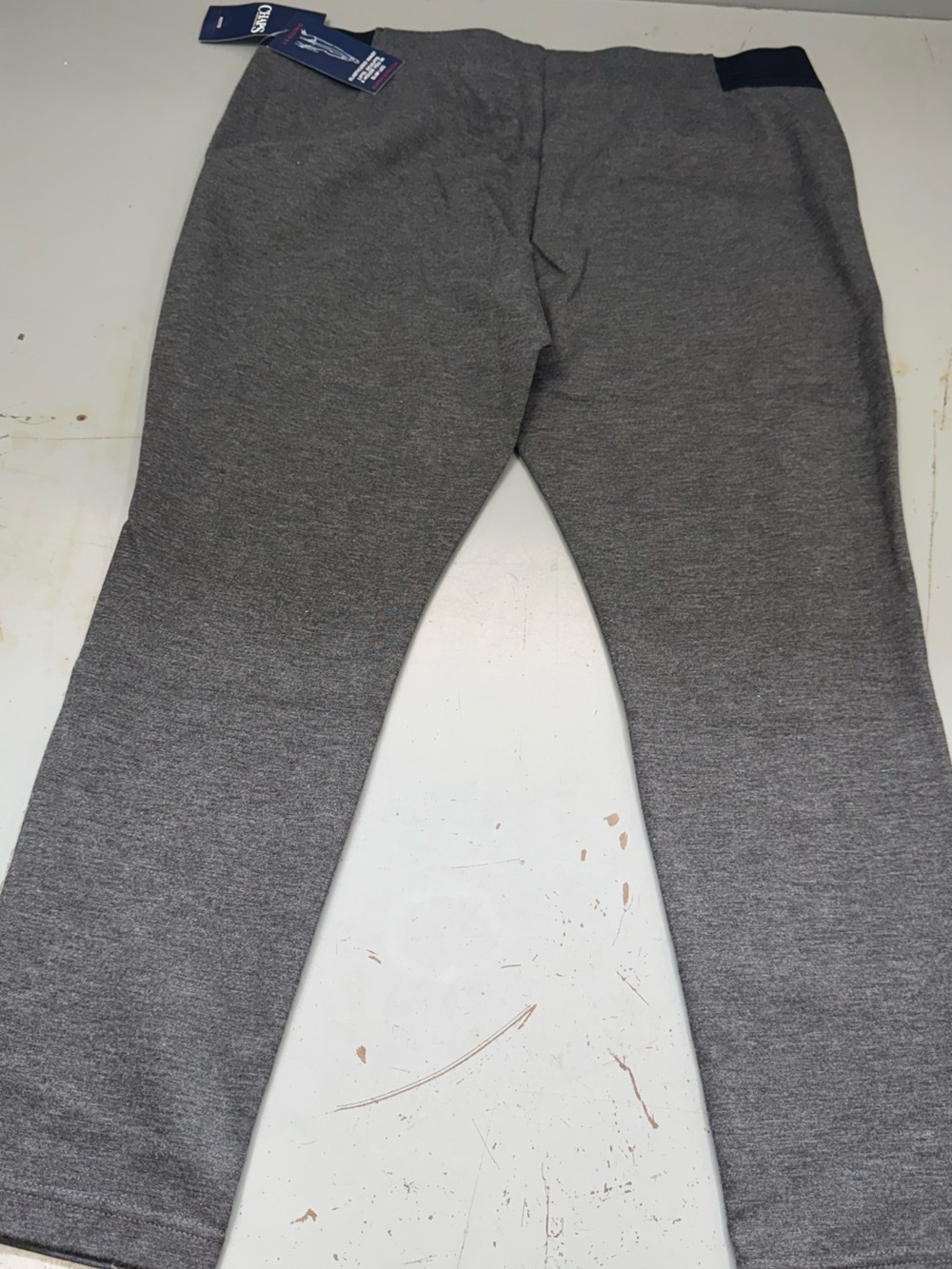 Chaps Women’s heather grey leggings with elastic waistband petite X-Large